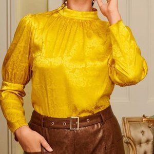 Beautiful bright yellow blouse